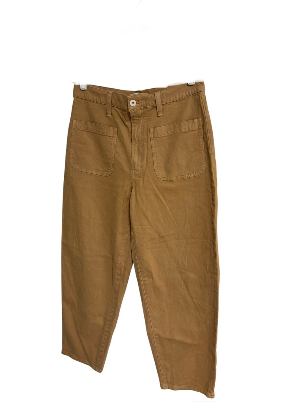 Madewell Emmett 2.0 wide leg crop balloon utility pants patch pockets khaki 30 - Picture 7 of 14